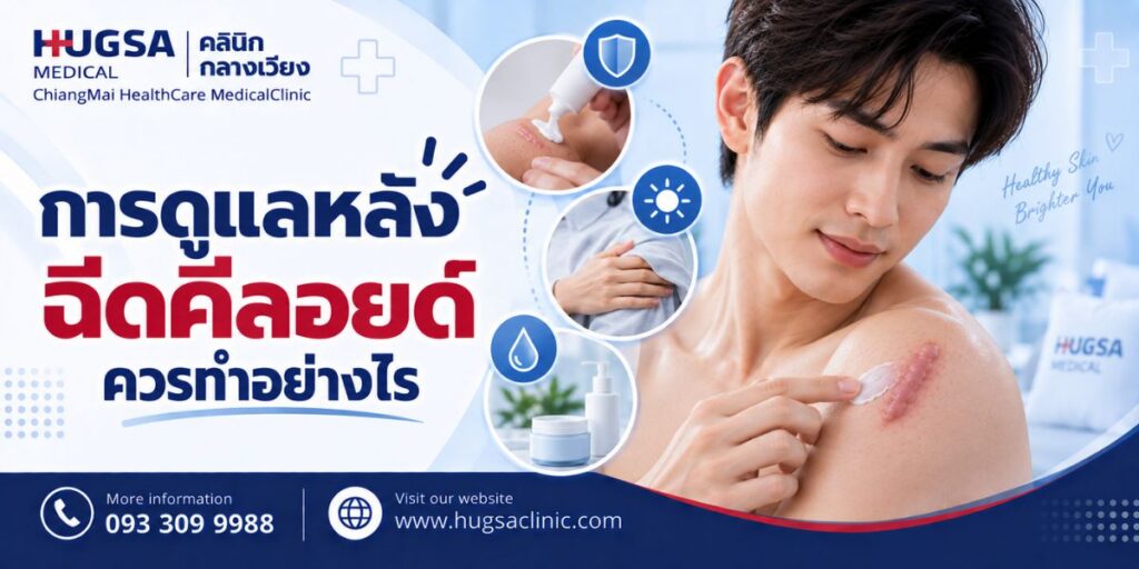 การดูแลหลังฉีดคีลอยด์ควรทำอย่างไร