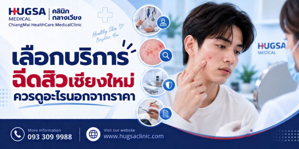 เลือกบริการฉีดสิวเชียงใหม่ ควรดูอะไรนอกจากราคา